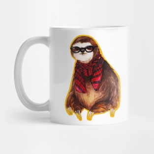 Hipster Sloth Mug